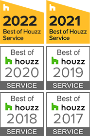 Eclipse Dev LLC awarded Best of Houzz Service Award 2017 2018 2019 
 2020 2021 and 2022